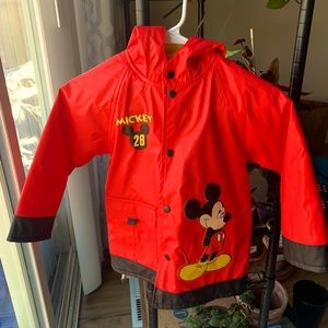 Mickey Mouse raincoat- 4T (unisex)